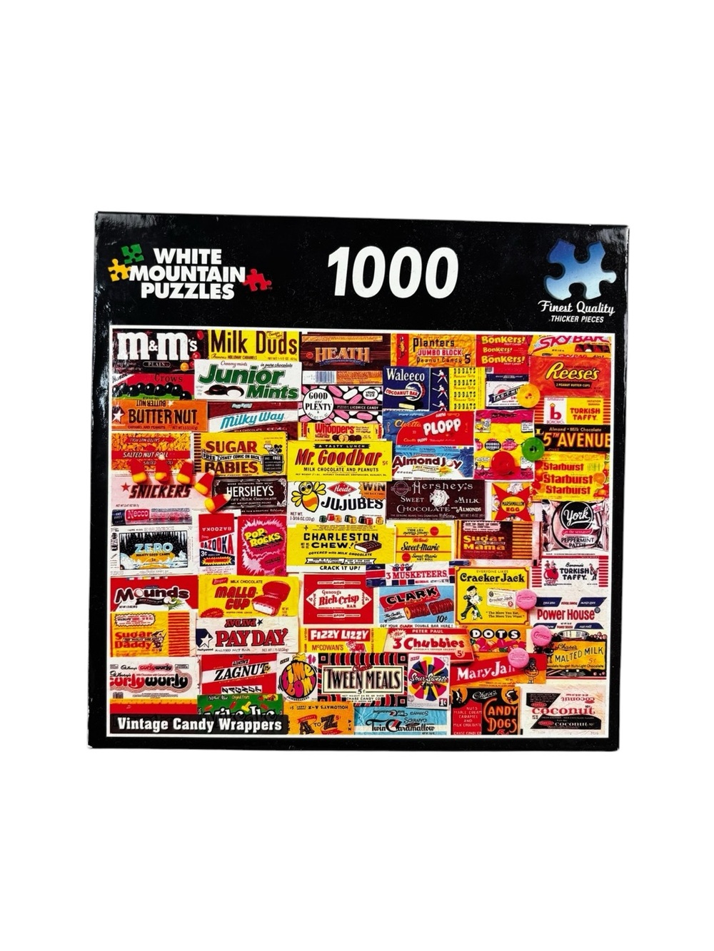 Vintage Candy Wrappers 1000 Pc. Puzzle White Mountain Puzzles